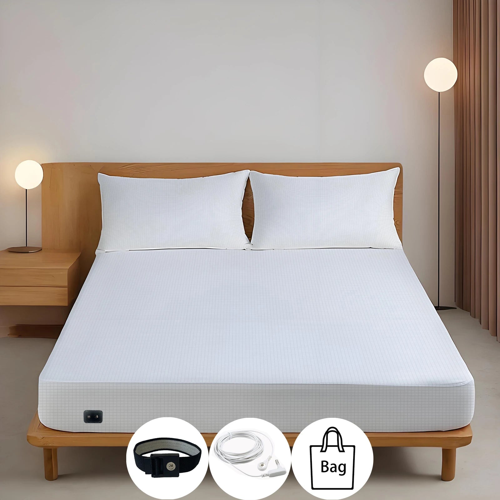 NestCovers™ Earthing Fitted Bedsheet