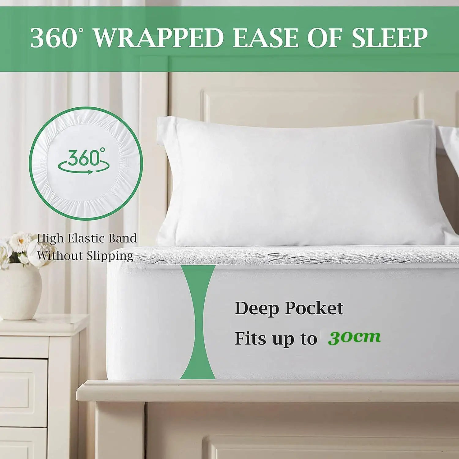 NestCovers™ Bamboo Mattress Protector