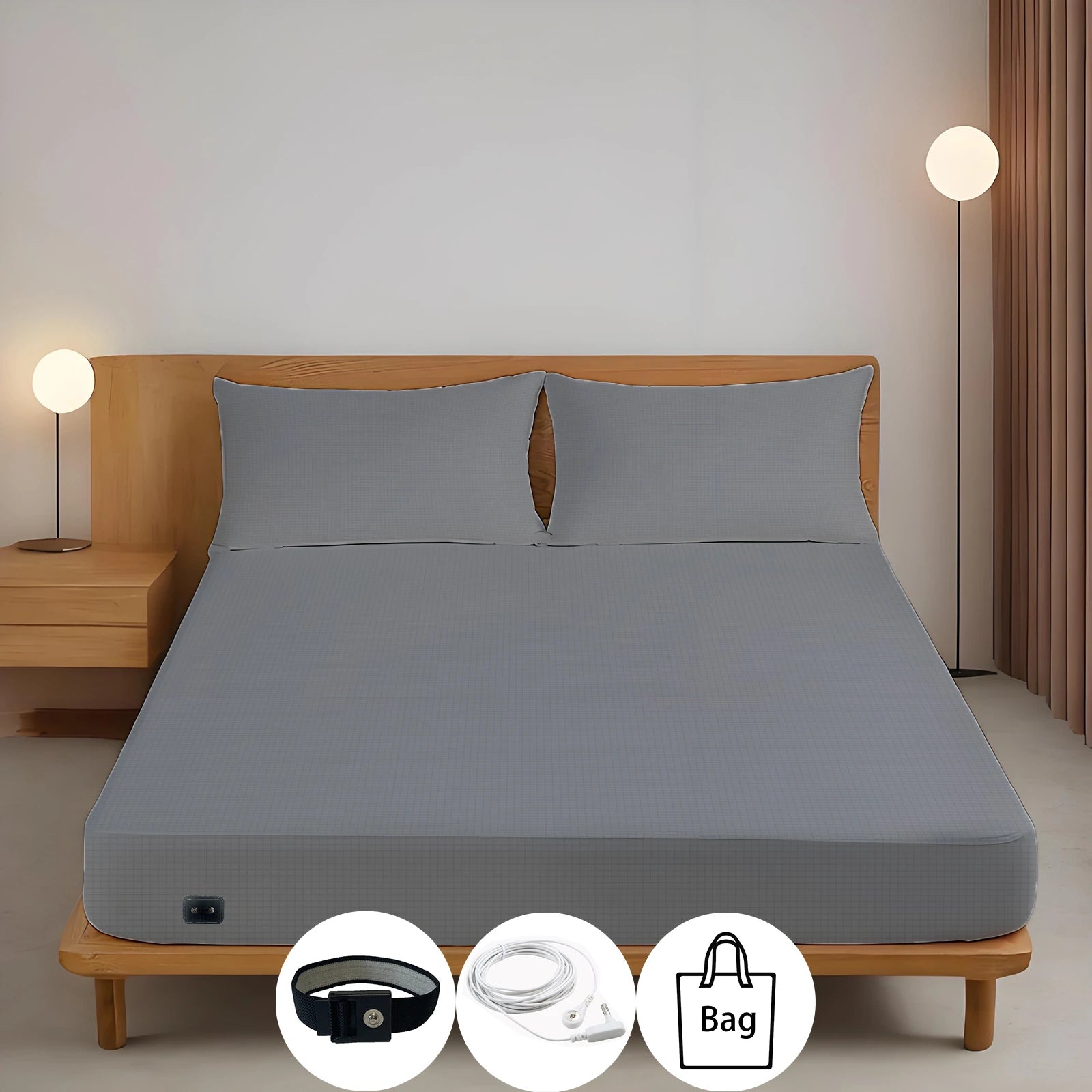 NestCovers™ Earthing Fitted Bedsheet